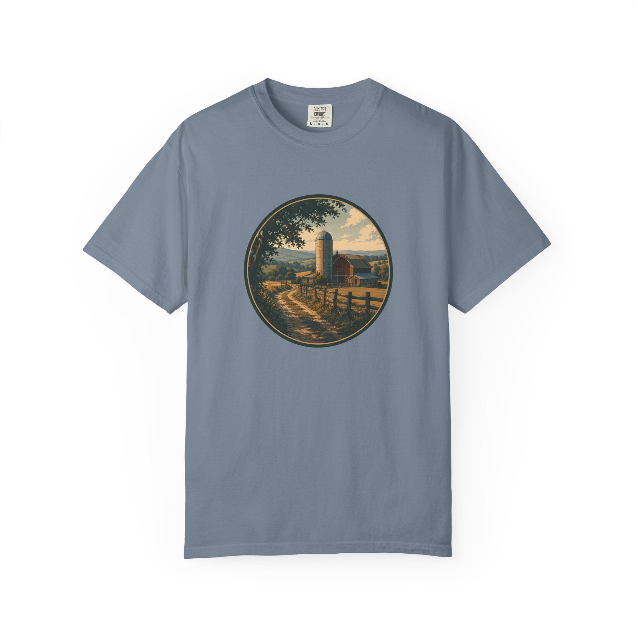 Barn and Farm Country T-Shirt - Vintage Farm Graphic