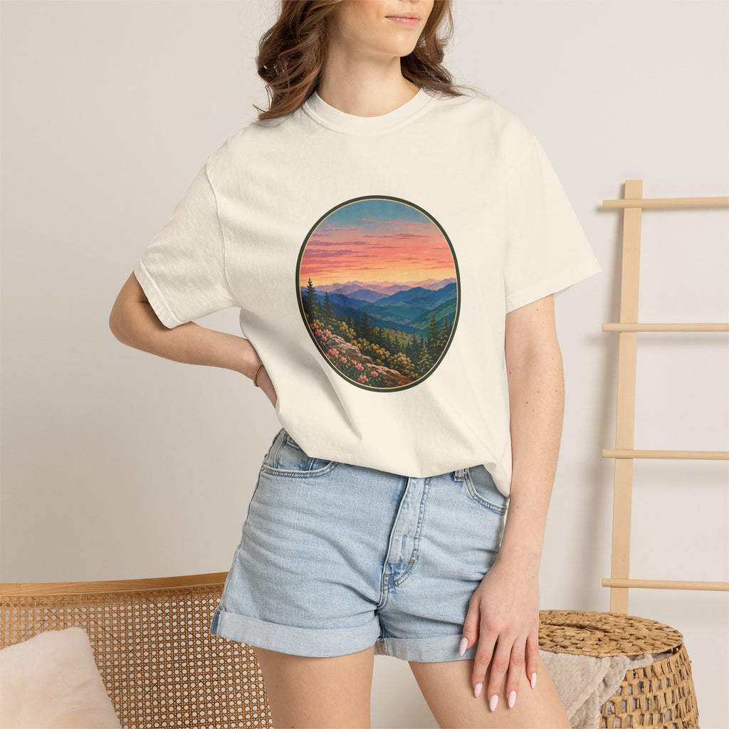 Sunset Mountain Landscape T-Shirt