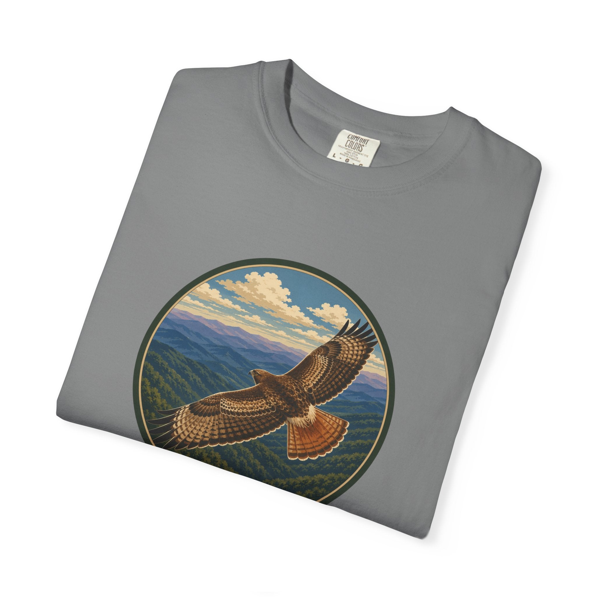 Soaring Hawk T-Shirt — Mountain Flight Graphic Tee
