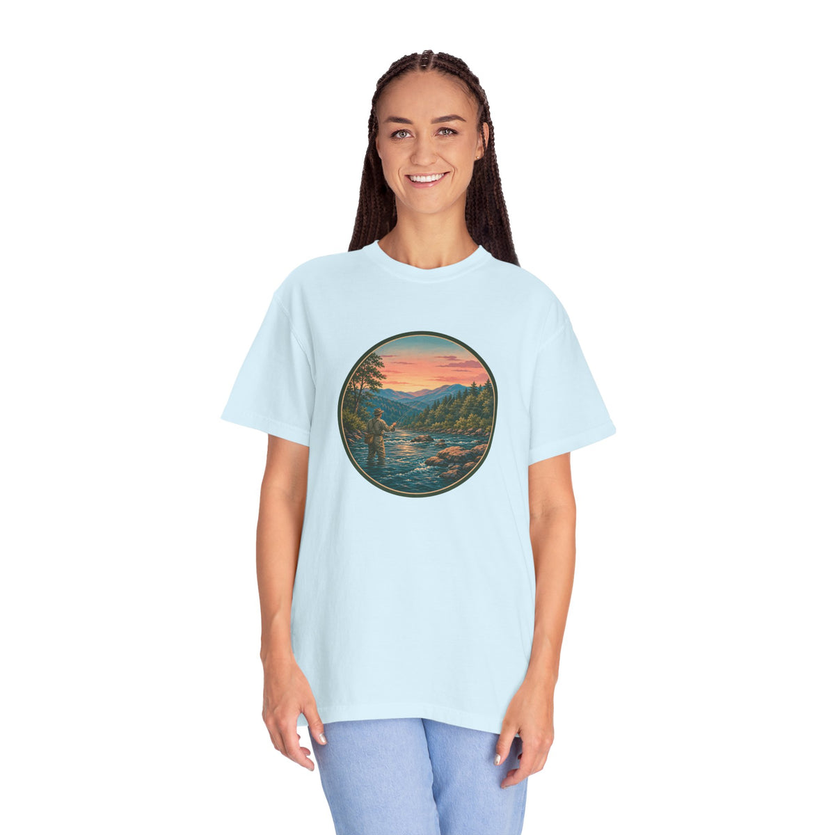 Sunset River Fly Fishing T-Shirt