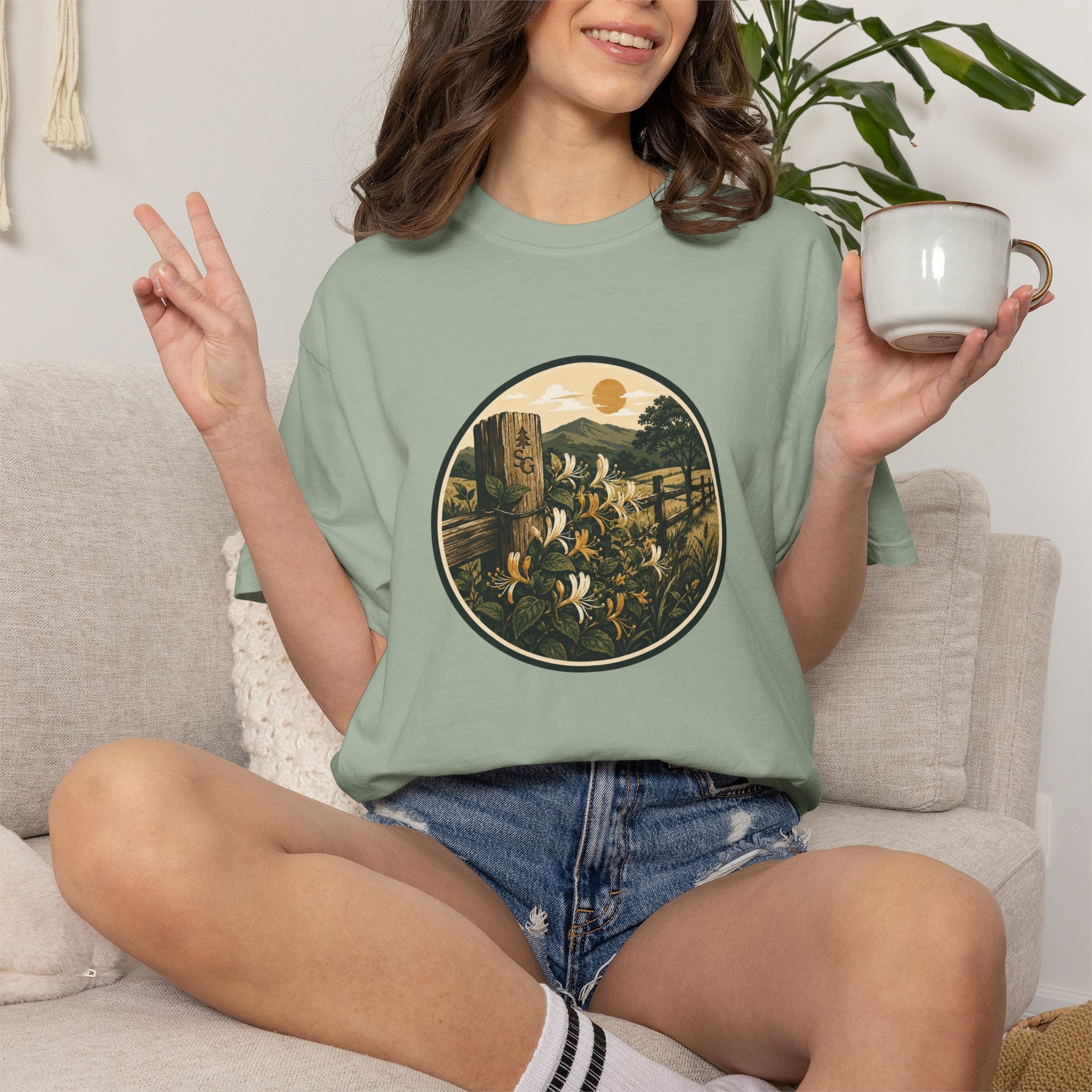 Vintage Country Garden T-Shirt