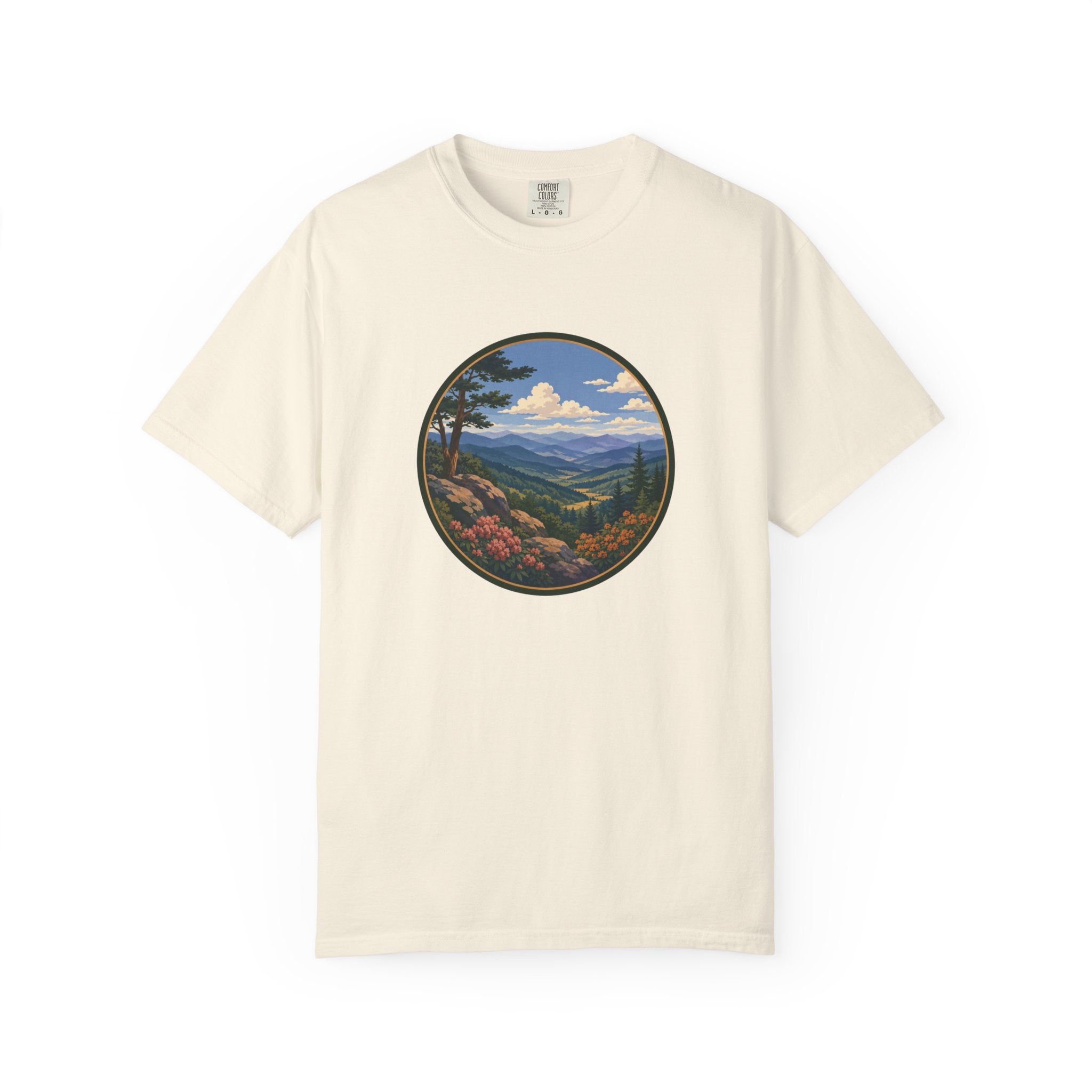Beautiful Blue Ridge Mountain T-Shirt — Scenic Mountain Landscape Graphic Tee