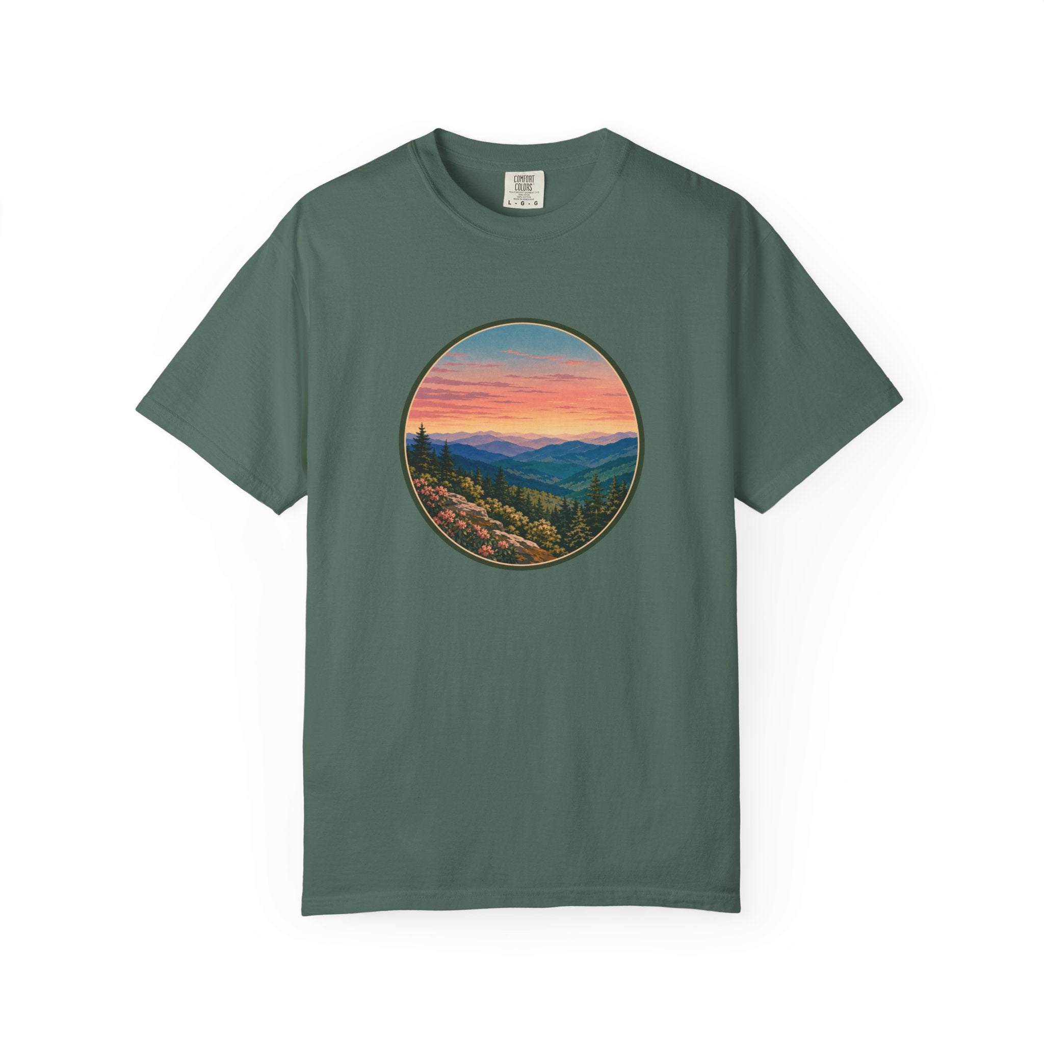 Sunset Mountain Landscape T-Shirt
