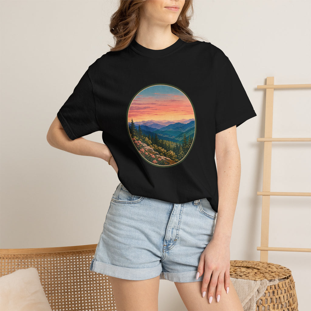 Sunset Mountain Landscape T-Shirt