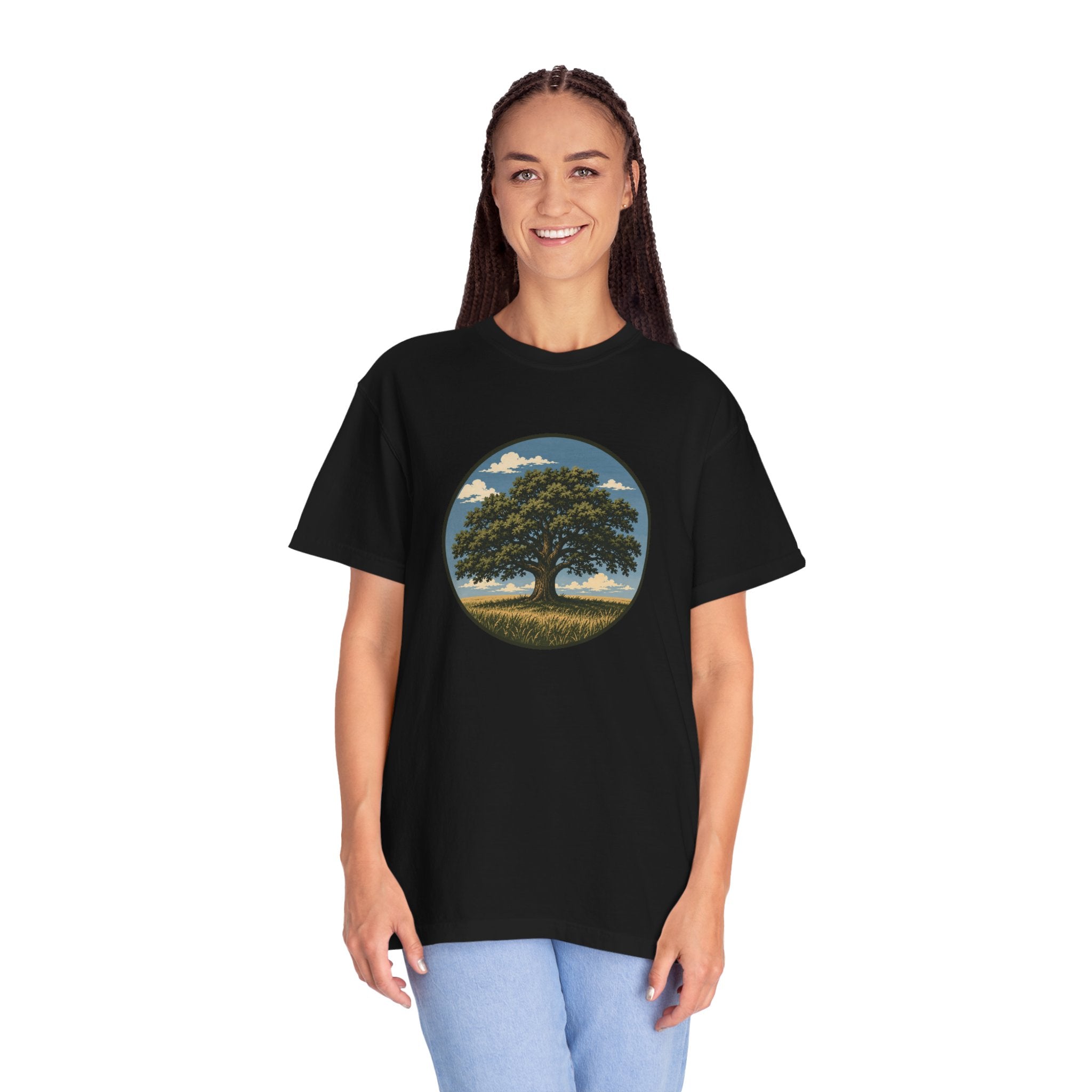 Tree of Life T-Shirt — Vintage Oak Landscape Graphic Tee