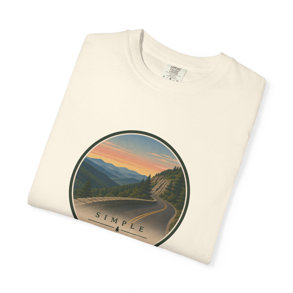 Scenic Sunset Road T-Shirt — Simple Goodness Graphic Tee