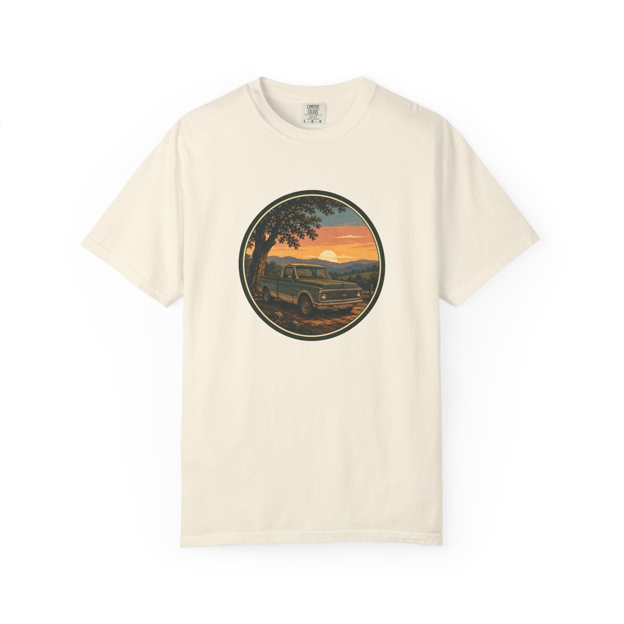 Vintage Pickup Sunset T-Shirt