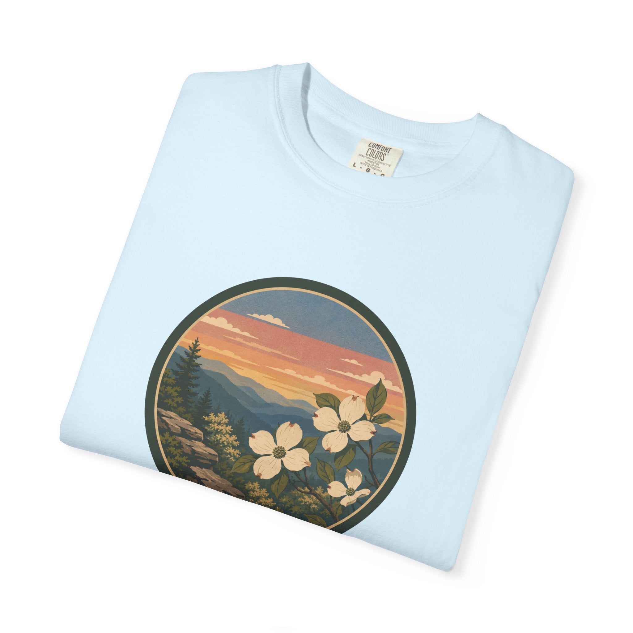 Scenic Dogwood Bloom Sunset T-Shirt