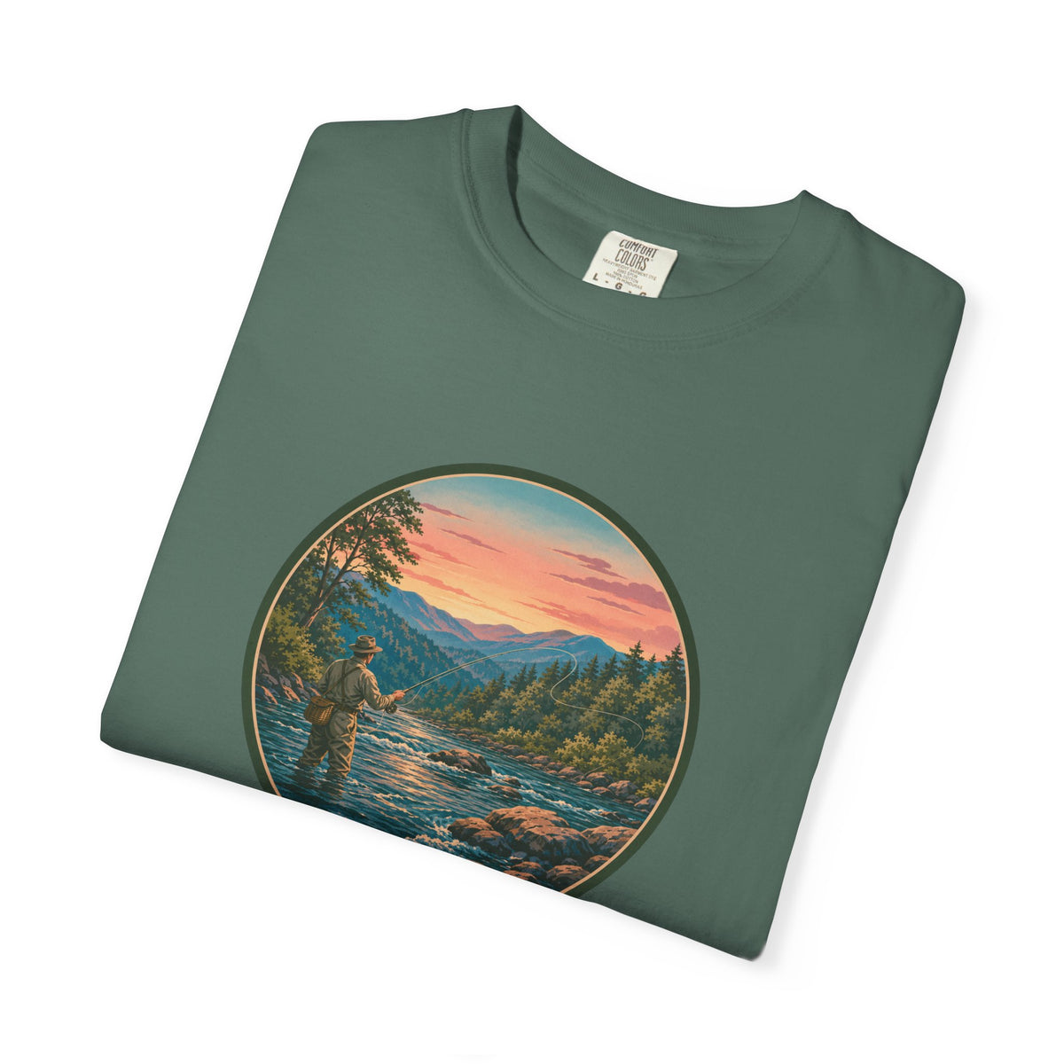 Sunset River Fly Fishing T-Shirt