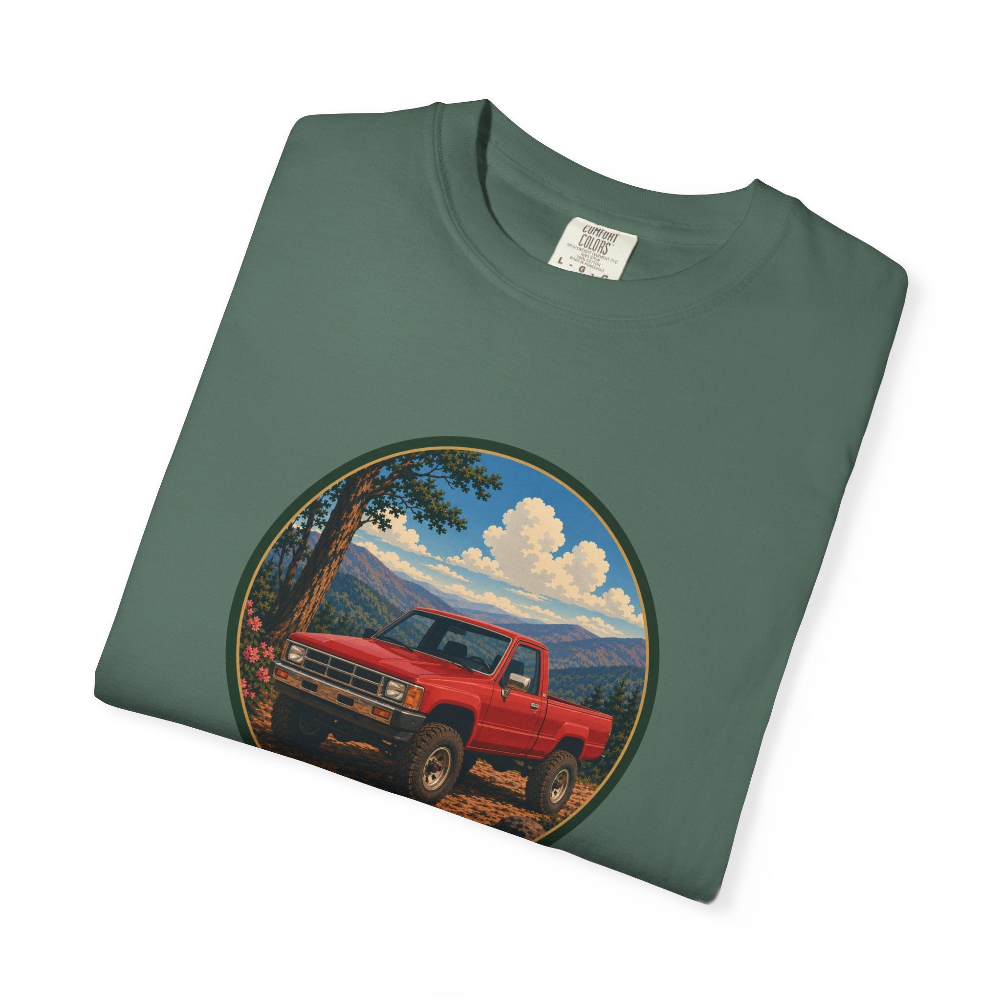 Adventure Truck T-Shirt — Vintage Red 4x4 Off-Road Graphic Tee