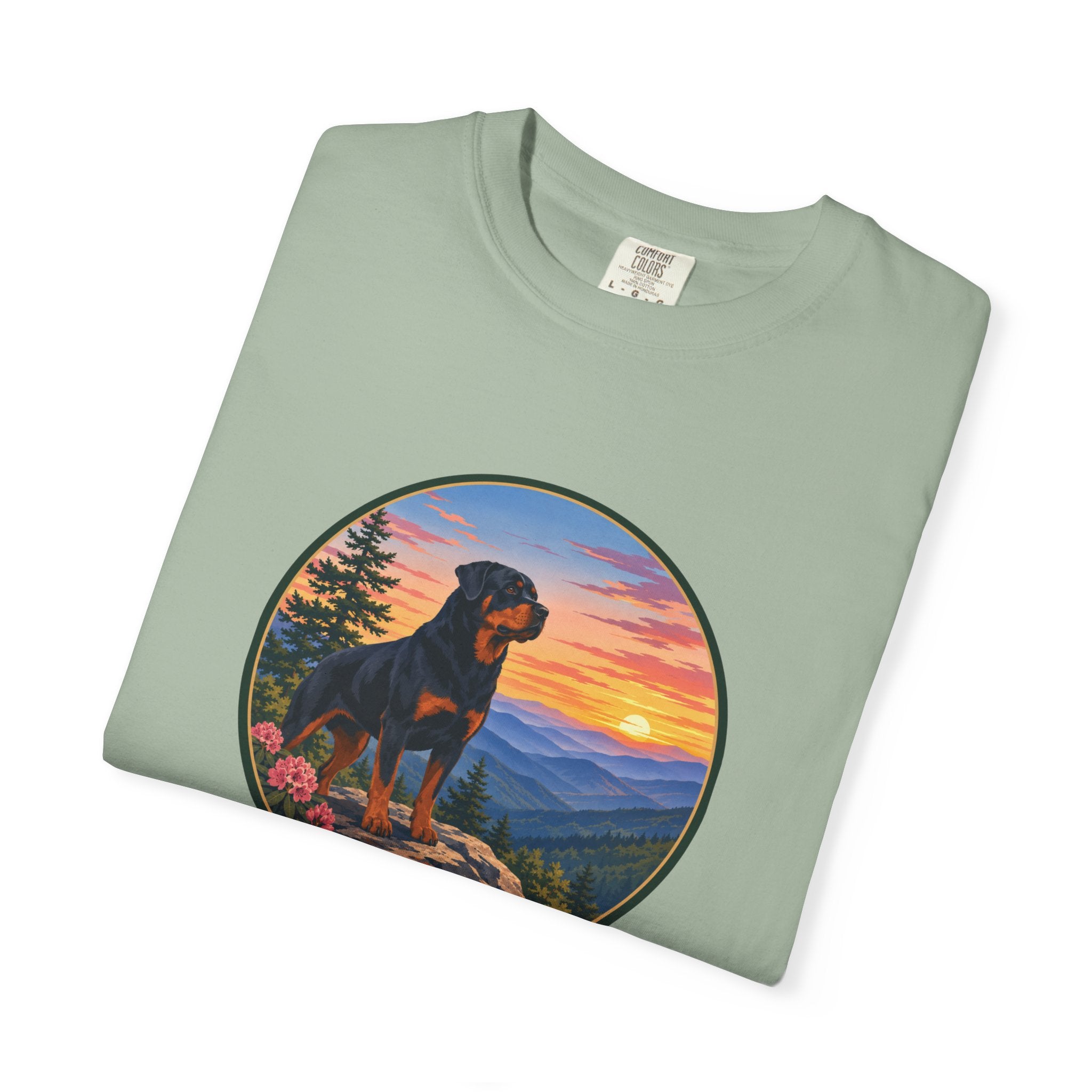 Rottweiler Mountain Sunset T-Shirt