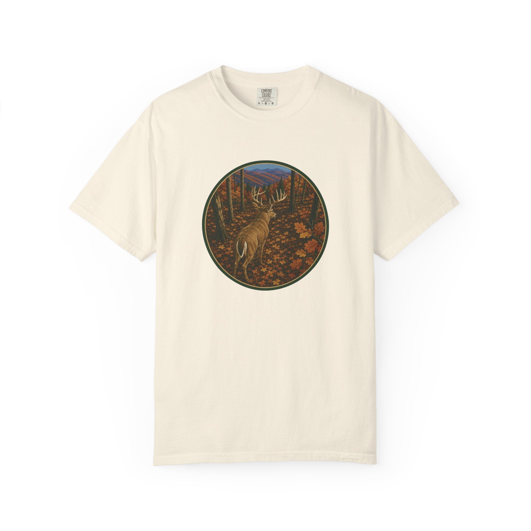 Trophy Whitetail Graphic T-Shirt — Buck in Rut Nature Tee