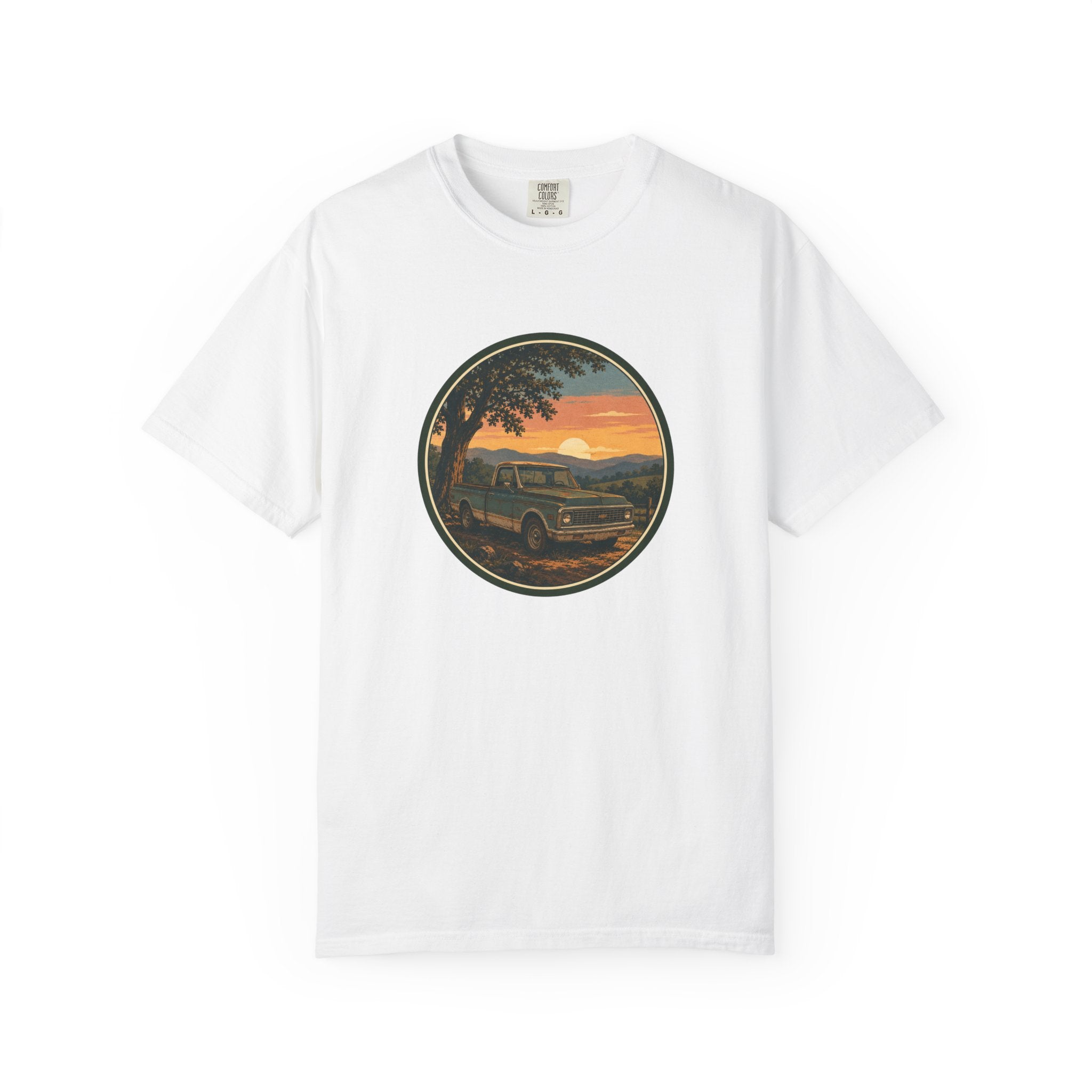 Vintage Pickup Sunset T-Shirt