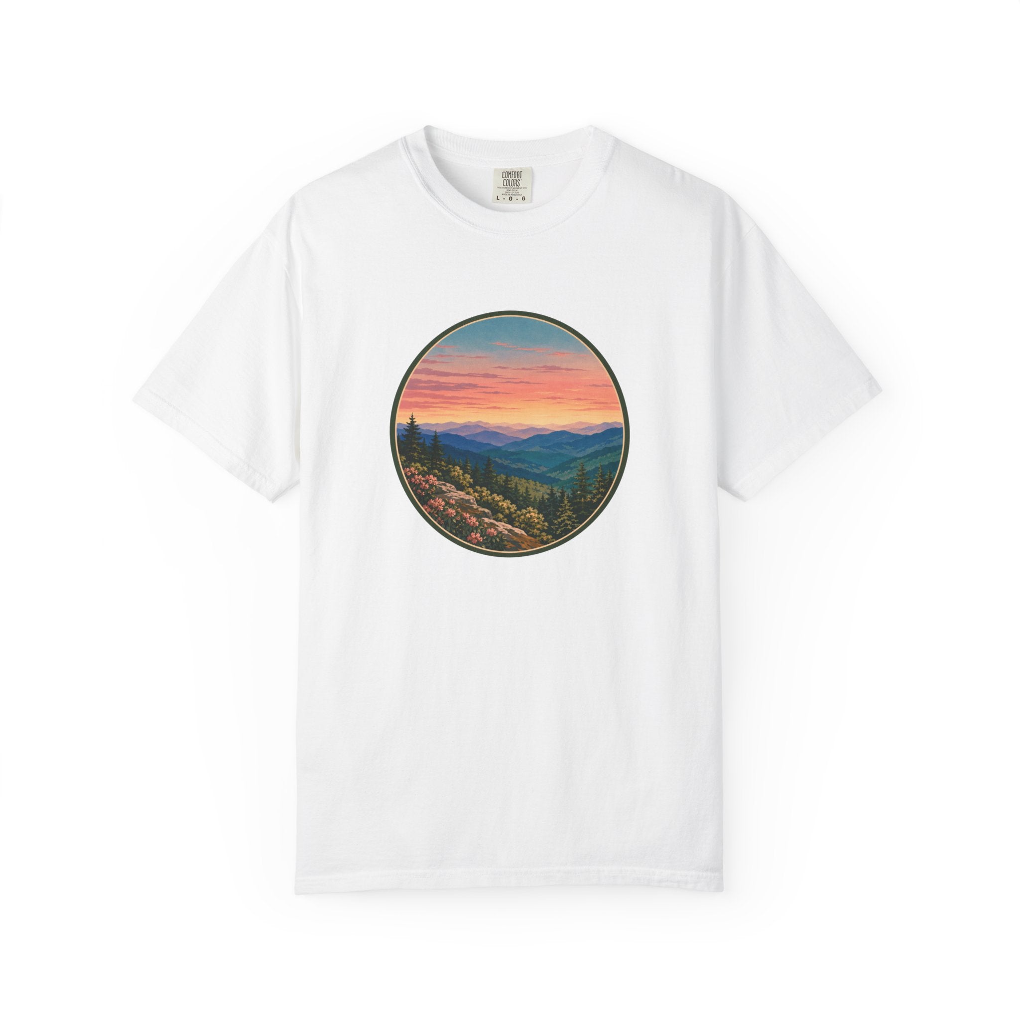 Sunset Mountain Landscape T-Shirt