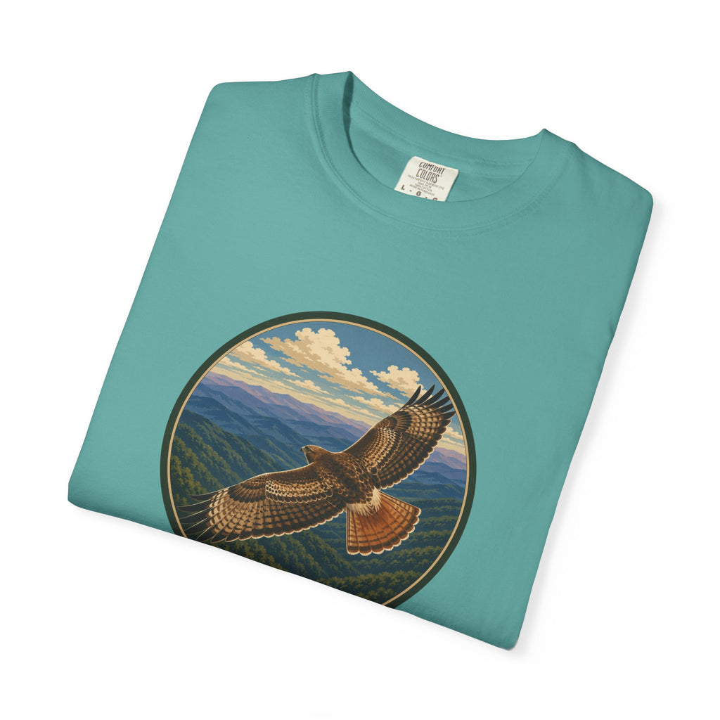 Soaring Hawk T-Shirt — Mountain Flight Graphic Tee