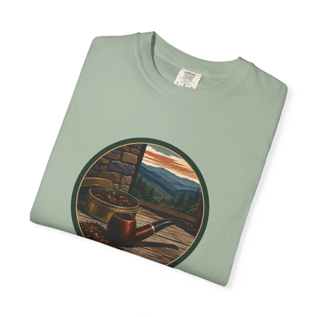 Vintage Tobacco Pipe Circle T-Shirt