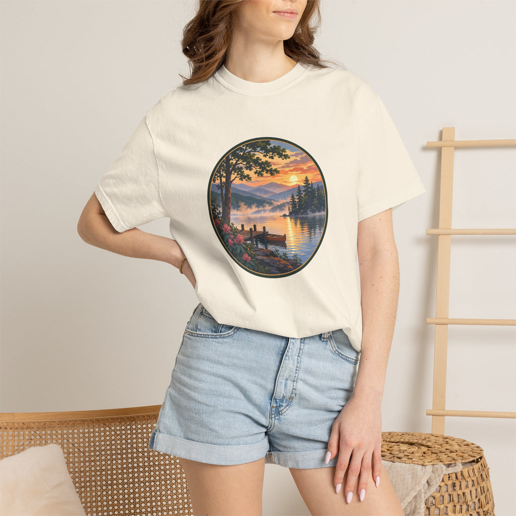 Scenic Lake Sunrise T-Shirt