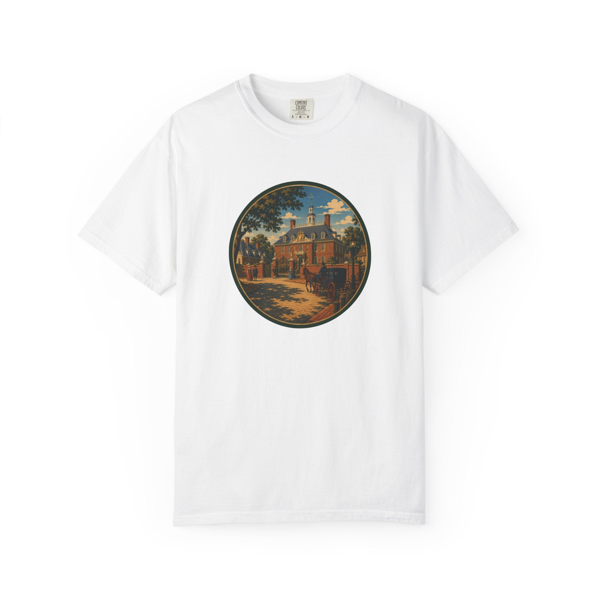 Historic Estate Circle T-Shirt — Colonial Landmark Tee