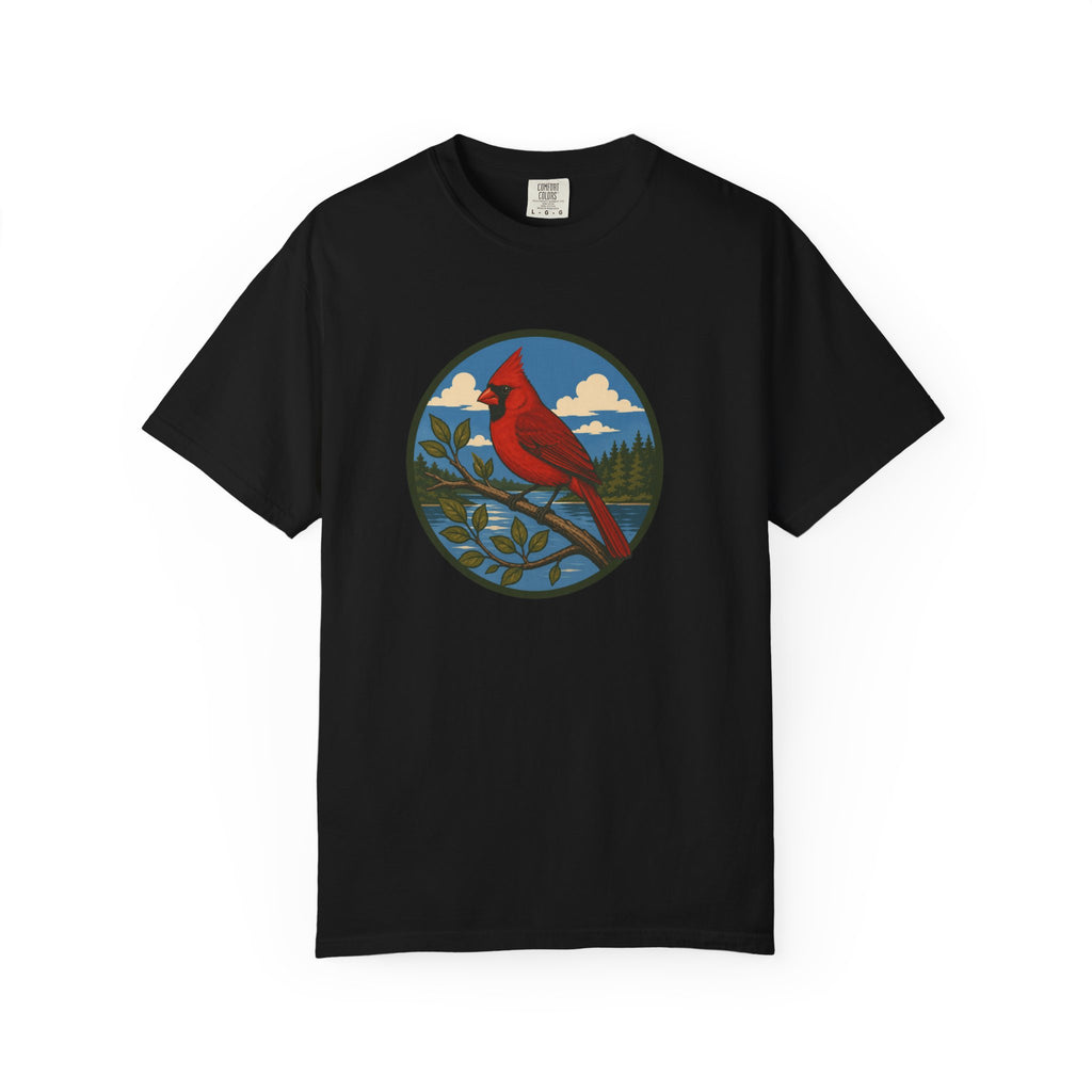Cardinal Nature T-Shirt — Red Cardinal Bird Graphic Tee