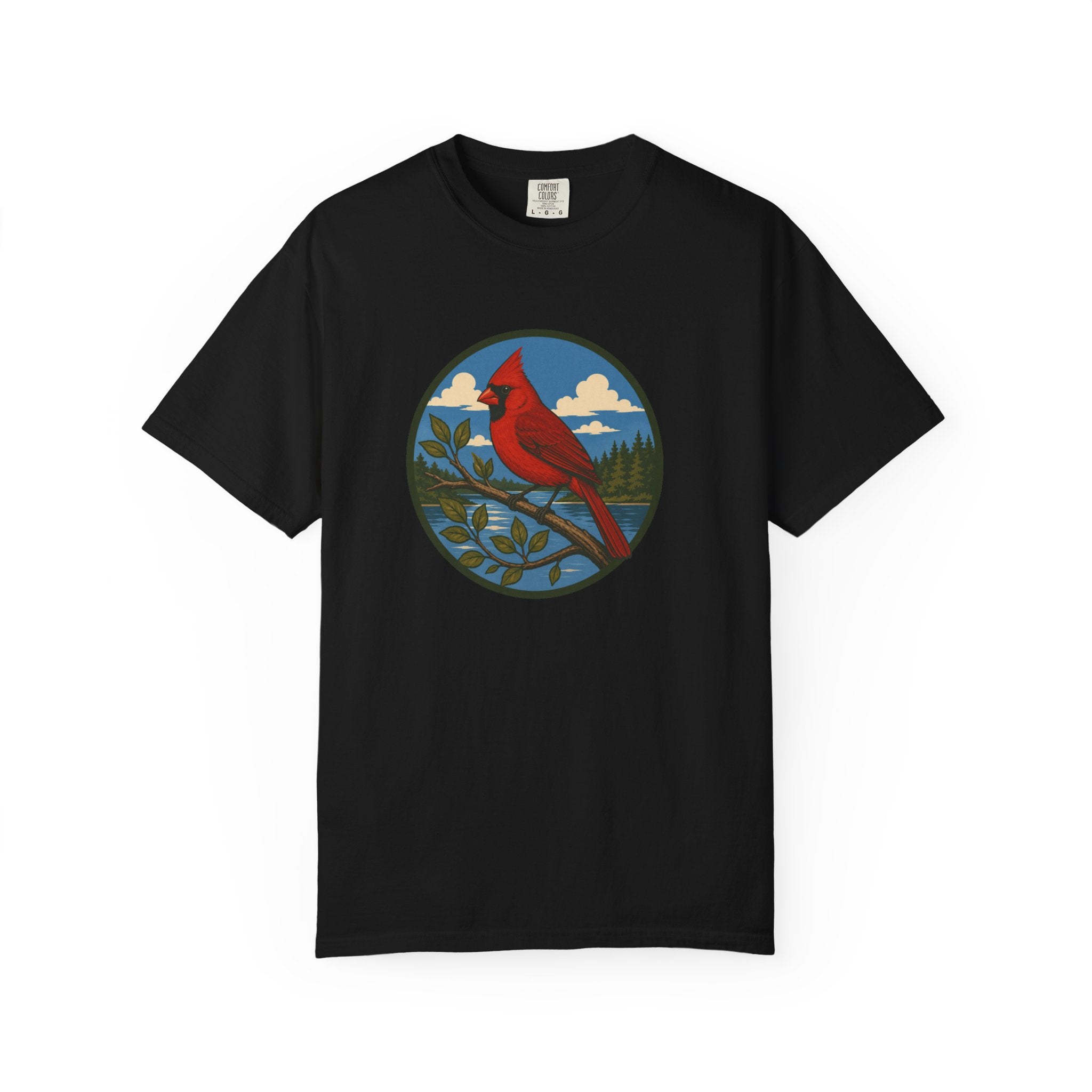 Cardinal Nature T-Shirt — Red Cardinal Bird Graphic Tee