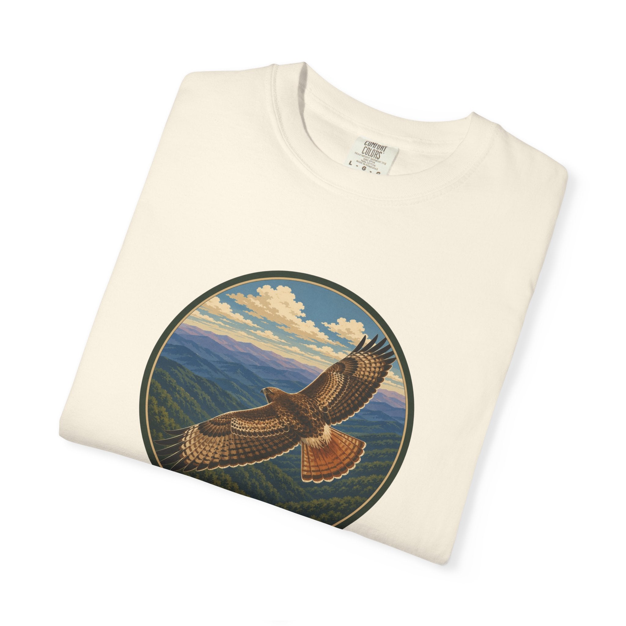 Soaring Hawk T-Shirt — Mountain Flight Graphic Tee