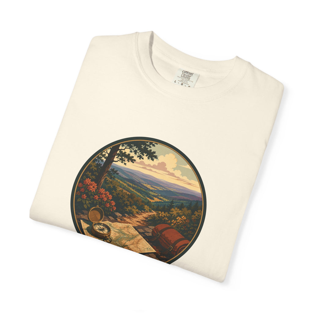Backpacking Trail Tee - Scenic Mountain Vista T-Shirt