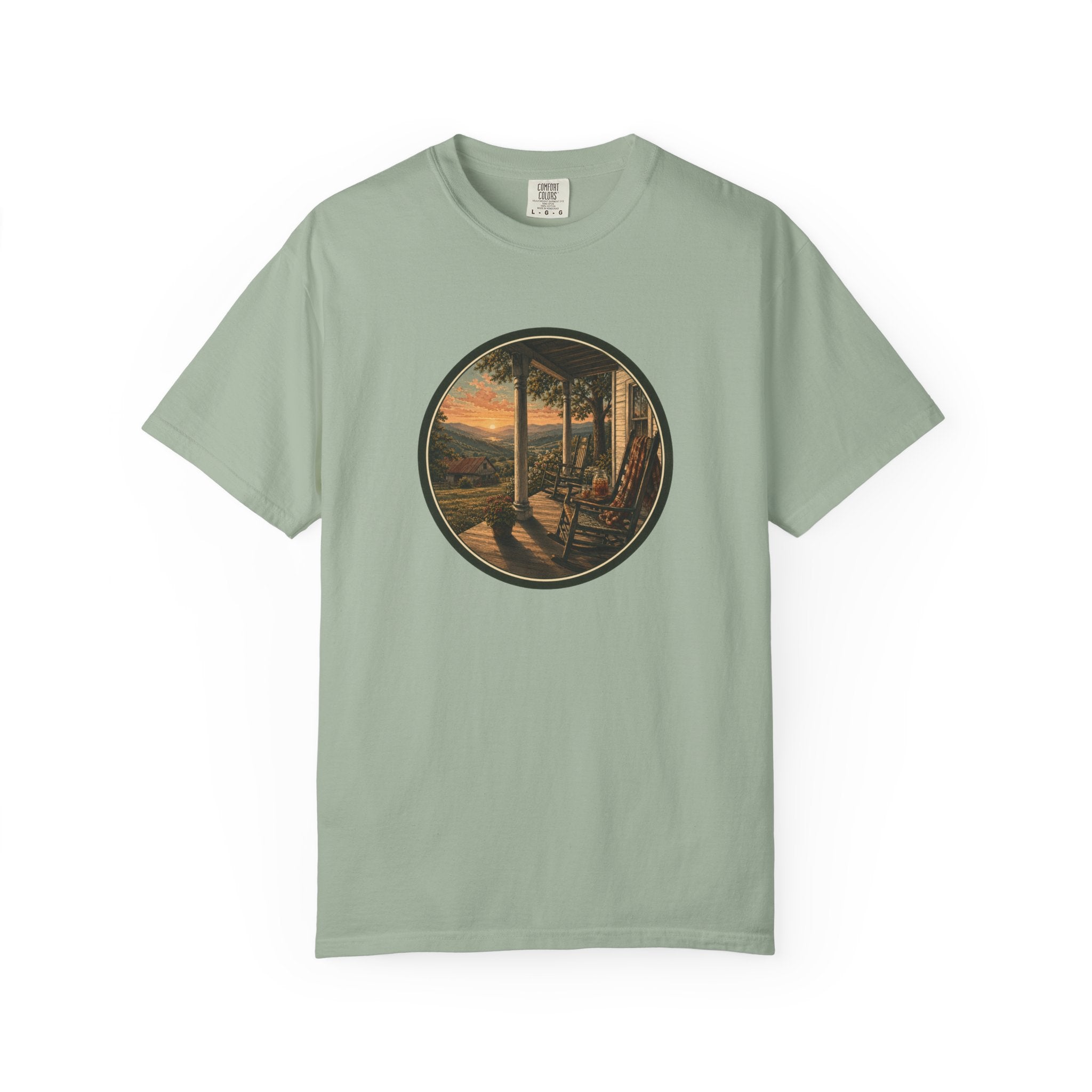 Scenic Porch Sunset T-Shirt