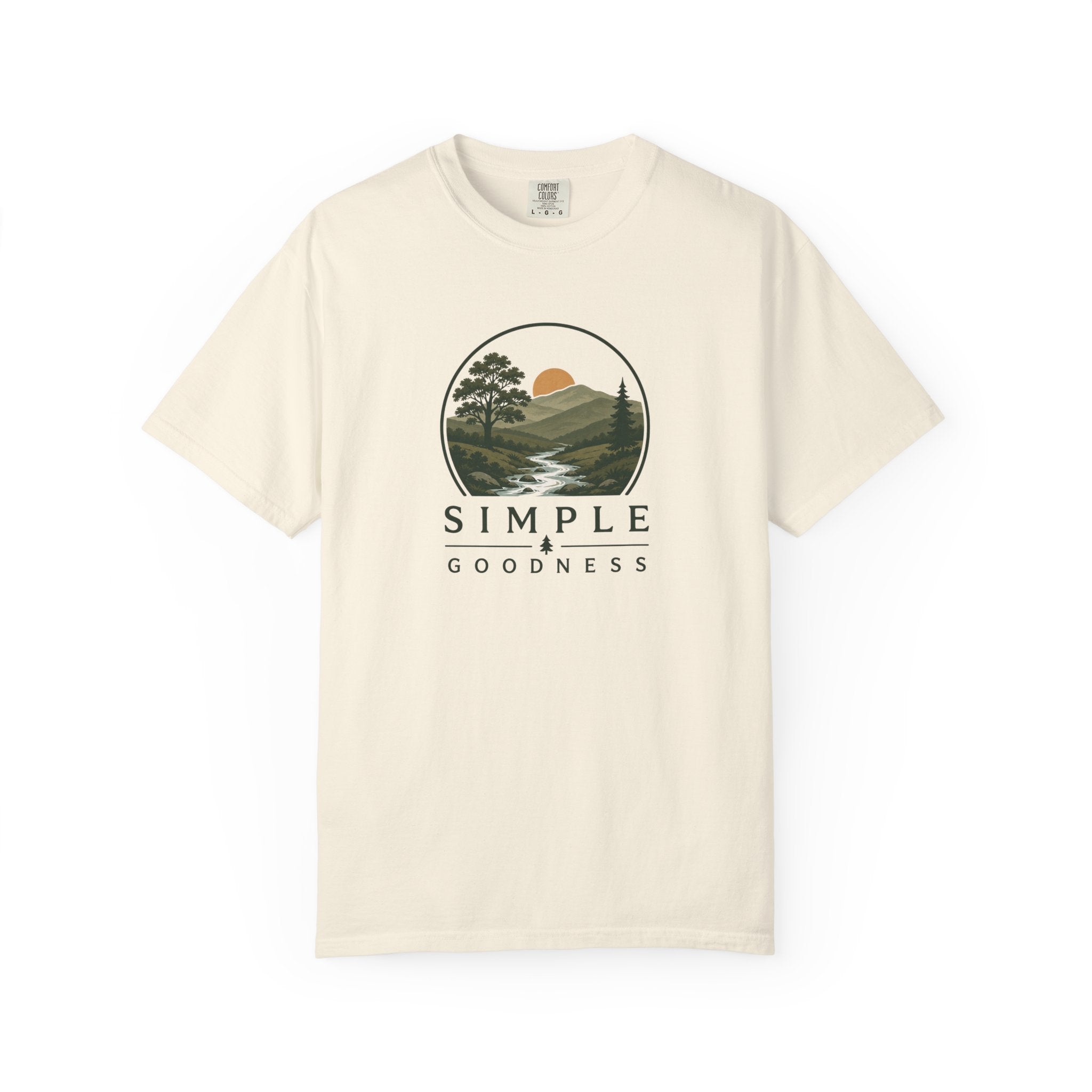 Simple Goodness Logo T-Shirt — Nature Landscape Graphic Tee