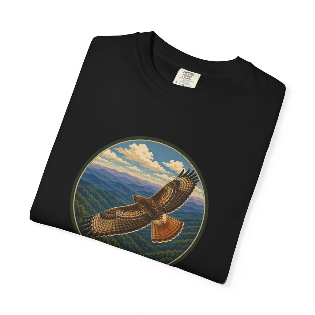 Soaring Hawk T-Shirt — Mountain Flight Graphic Tee