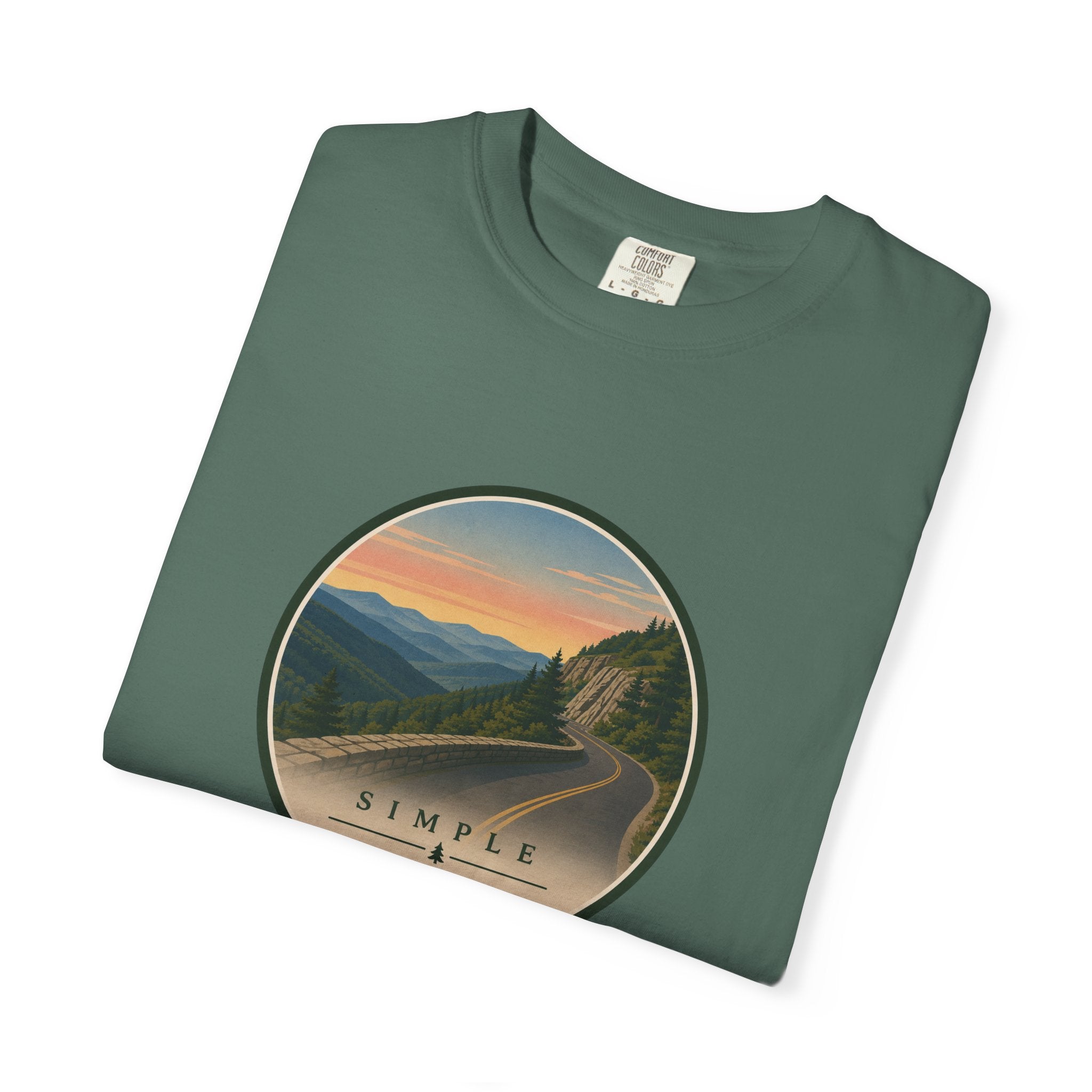 Scenic Sunset Road T-Shirt — Simple Goodness Graphic Tee