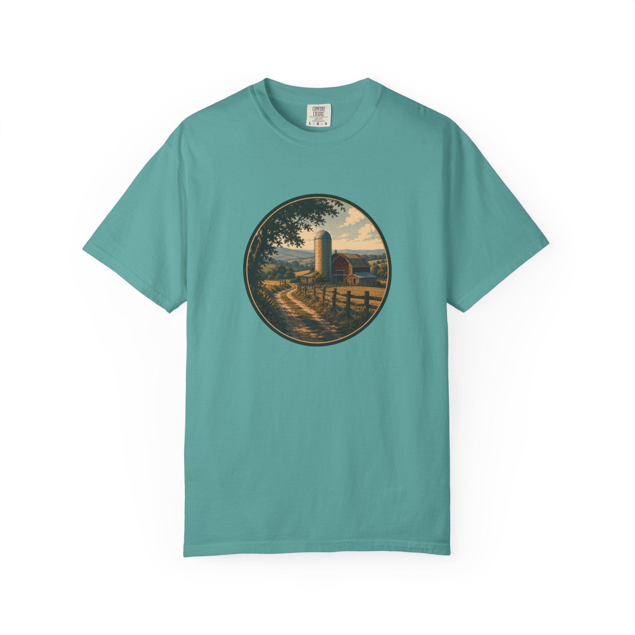 Barn and Farm Country T-Shirt - Vintage Farm Graphic