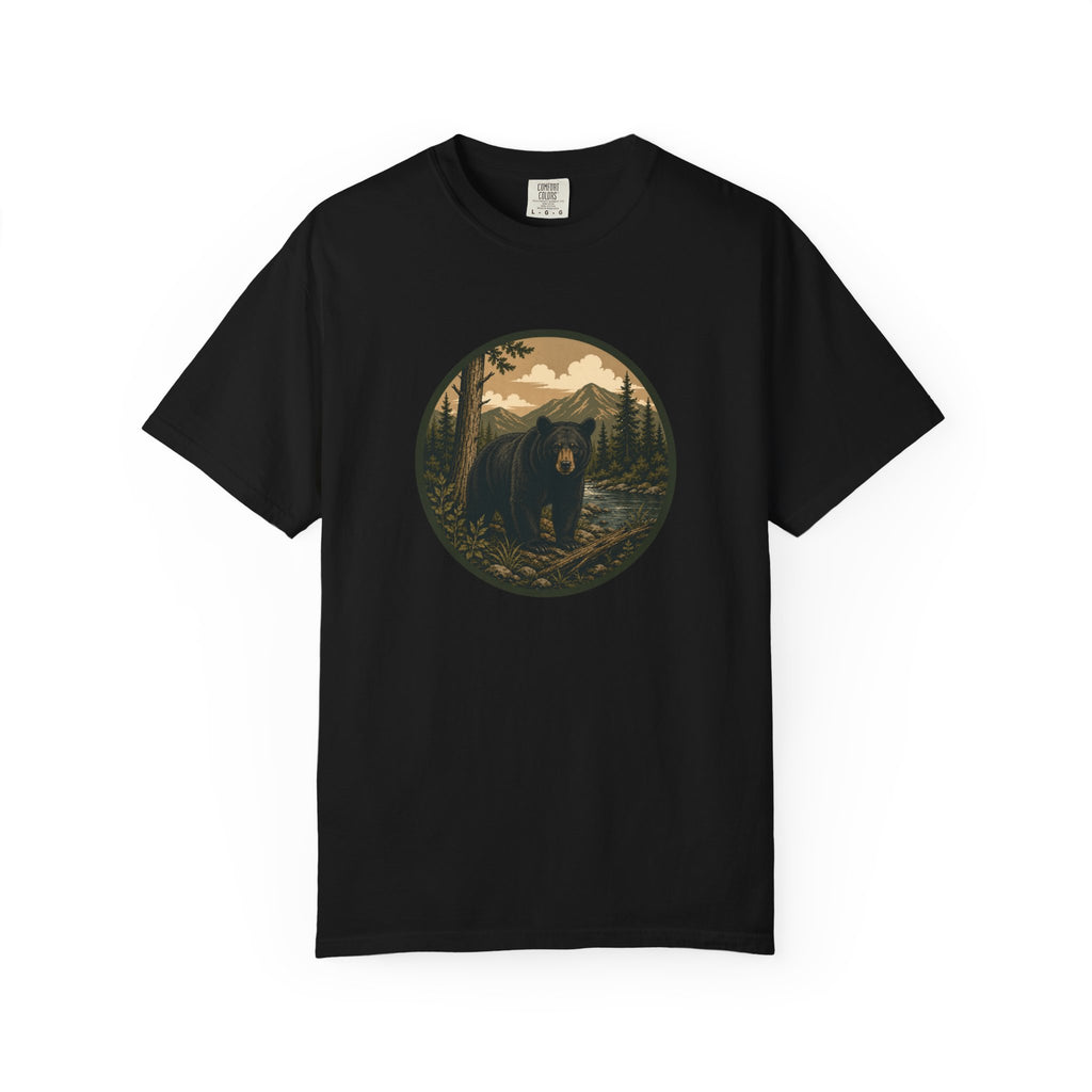Bear Forest Graphic T-Shirt — Vintage Mountain Wilderness Tee