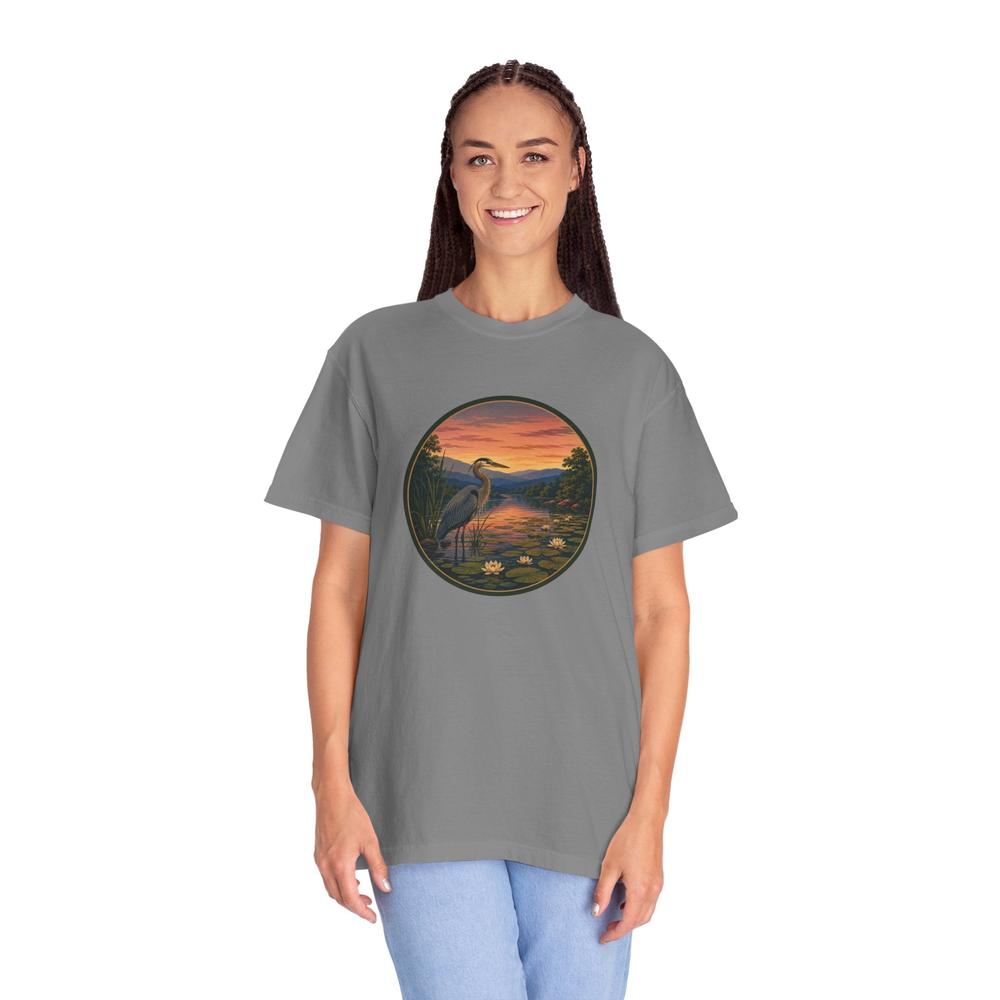 Heron Sunset T-Shirt
