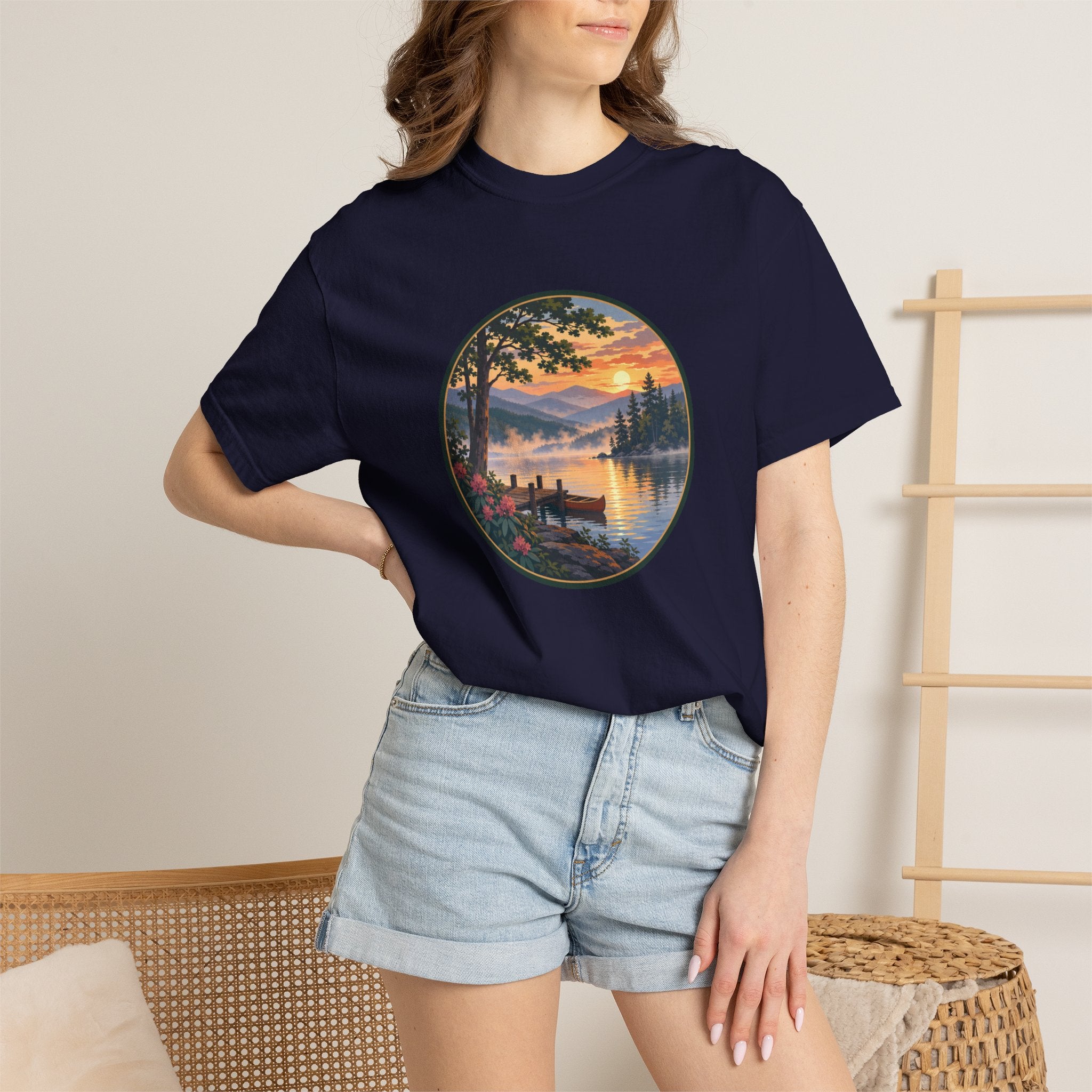 Scenic Lake Sunrise T-Shirt
