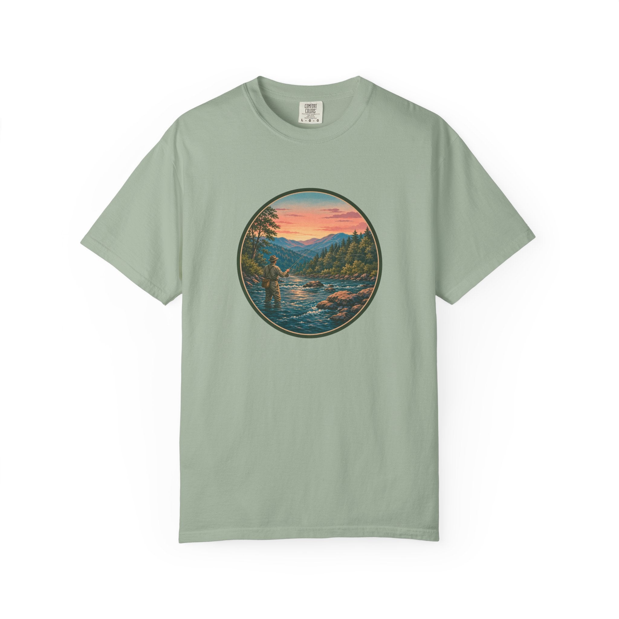 Sunset River Fly Fishing T-Shirt