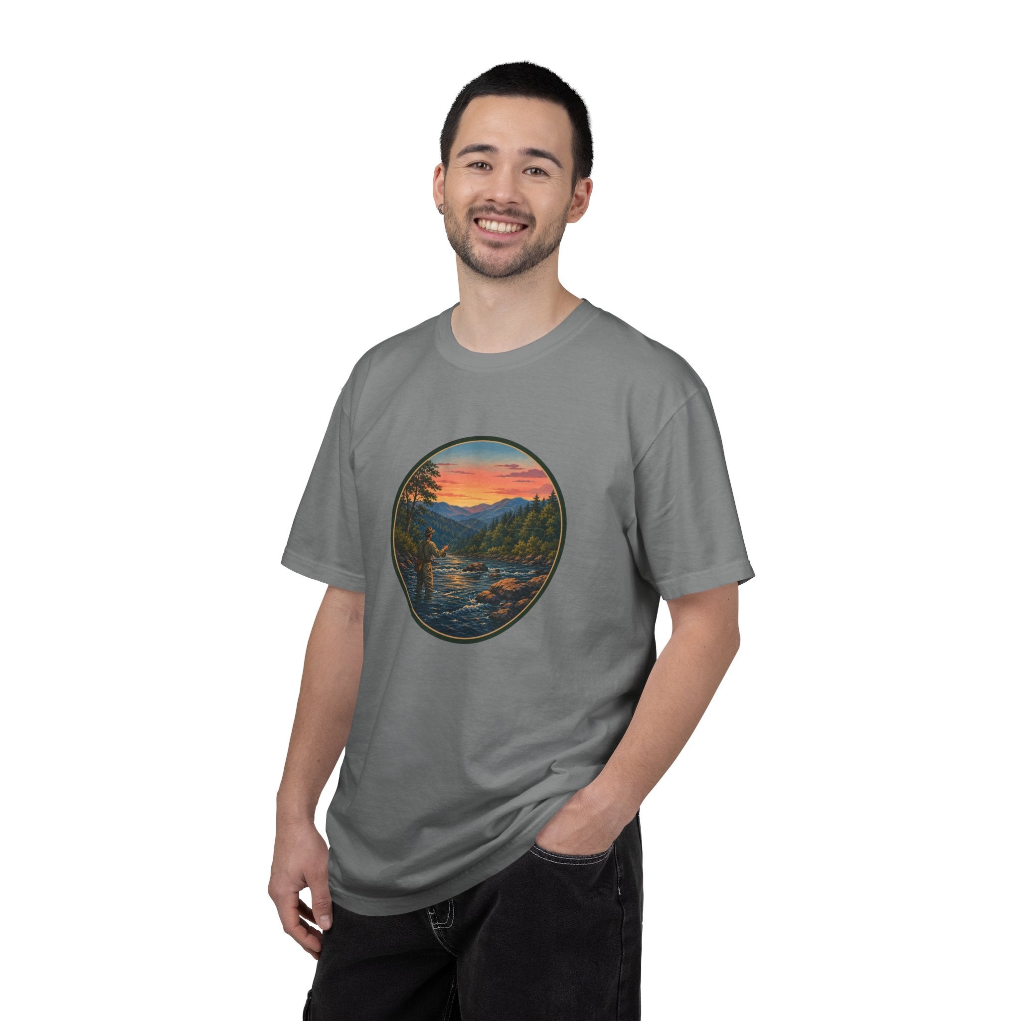 Sunset River Fly Fishing T-Shirt