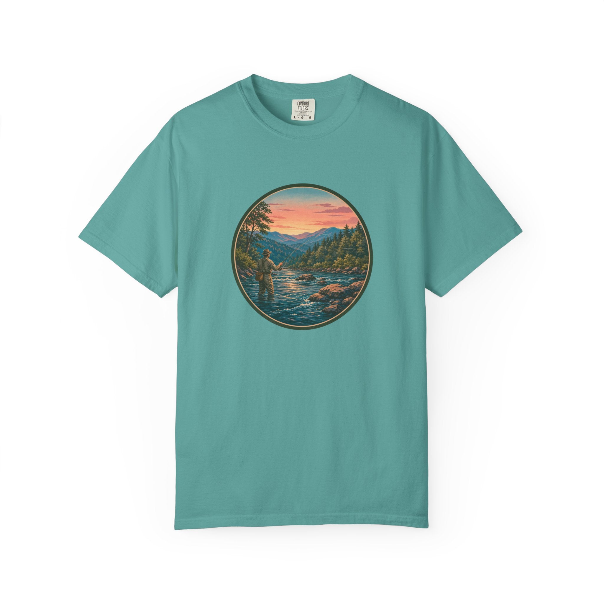 Sunset River Fly Fishing T-Shirt