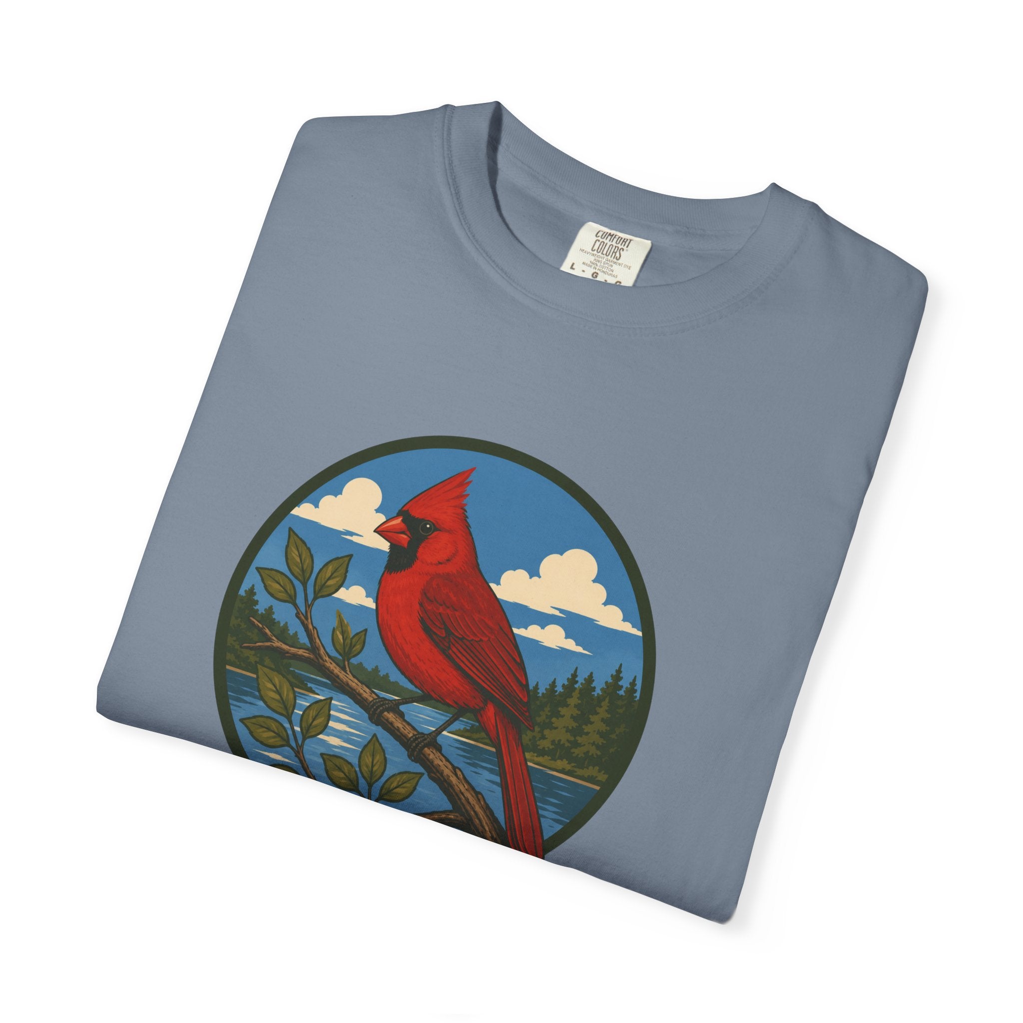Cardinal Nature T-Shirt — Red Cardinal Bird Graphic Tee