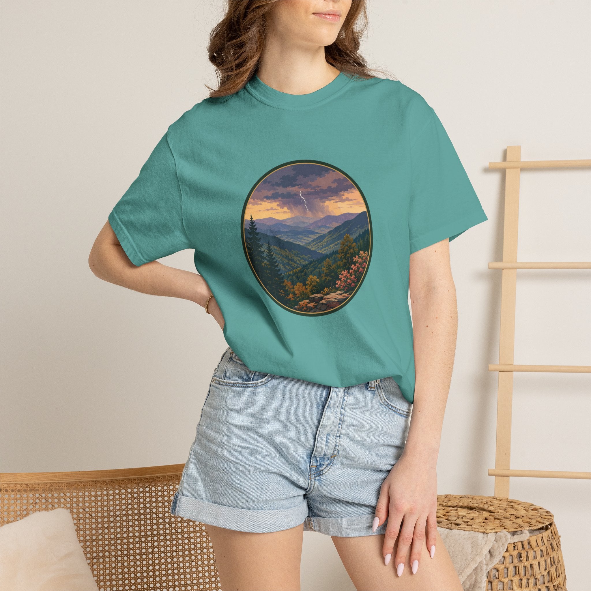 Scenic Blue Ridge Mountain Thunderstorm T-Shirt