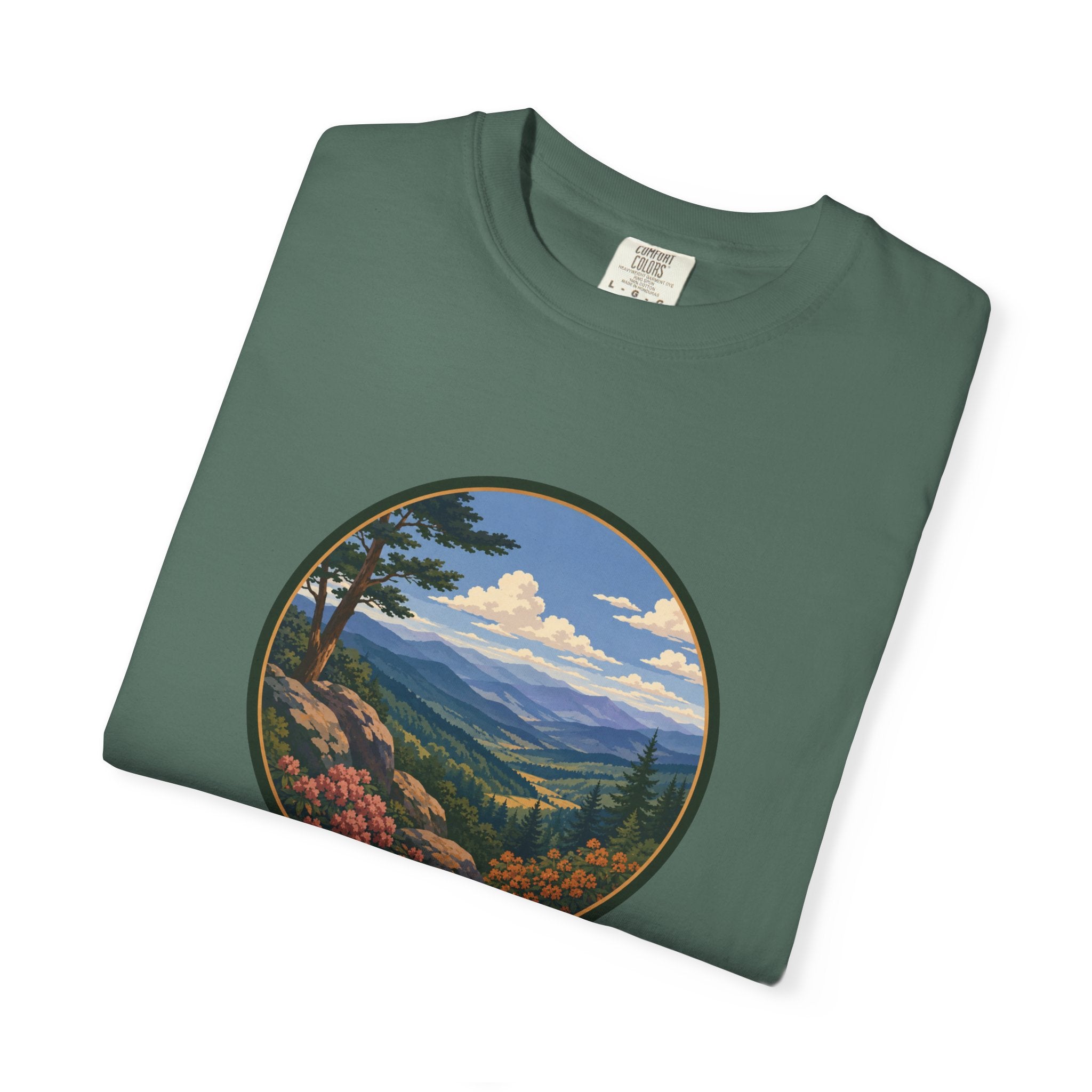 Beautiful Blue Ridge Mountain T-Shirt — Scenic Mountain Landscape Graphic Tee