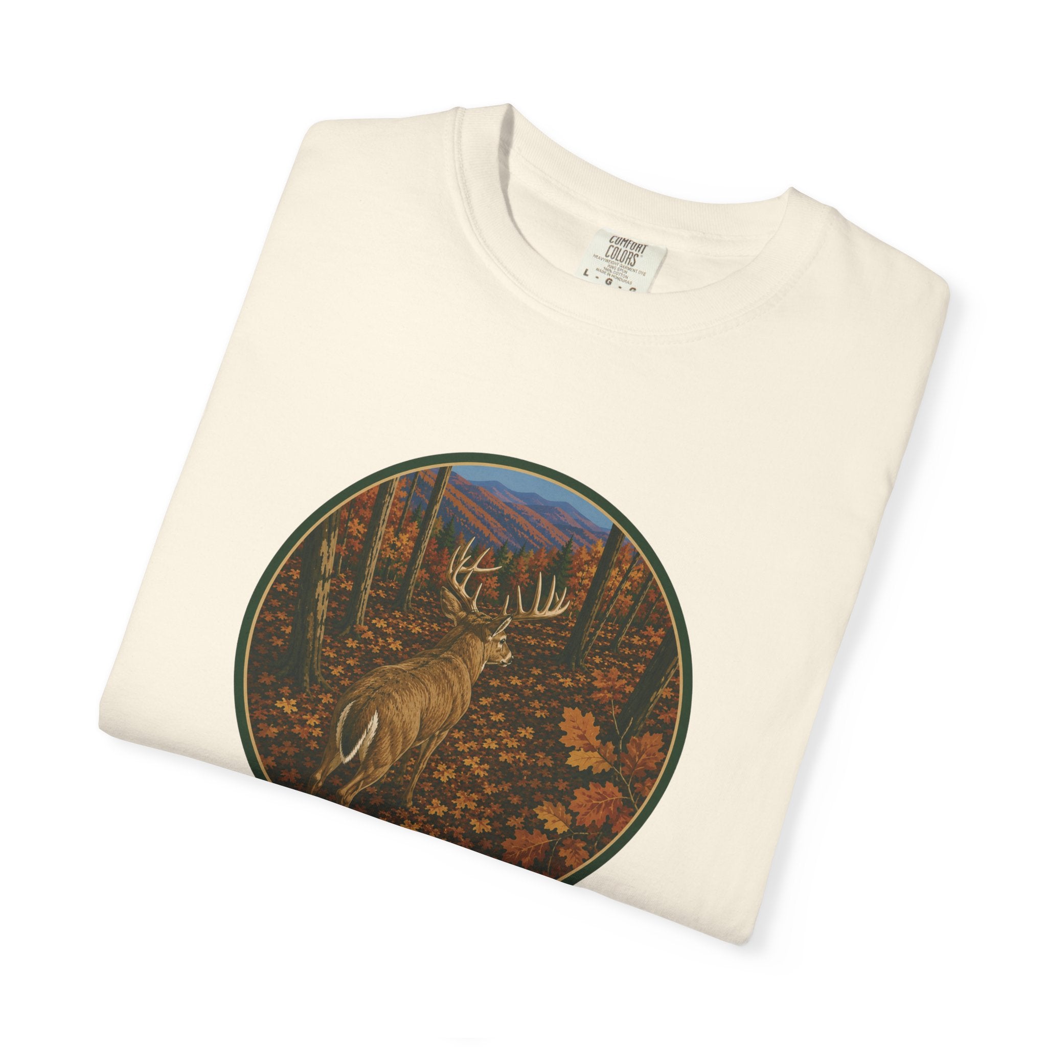 Trophy Whitetail Graphic T-Shirt — Buck in Rut Nature Tee