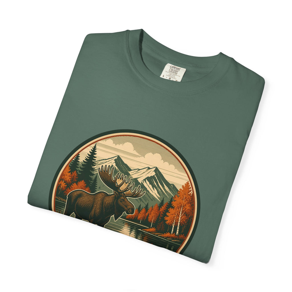 Moose Mountain Scenic T‑Shirt — Vintage Wilderness Camp Tee