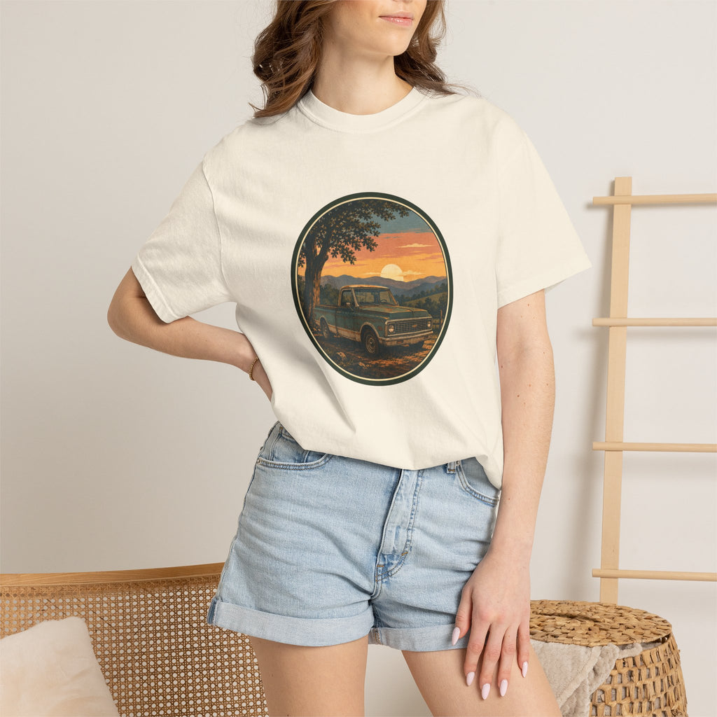 Vintage Pickup Sunset T-Shirt