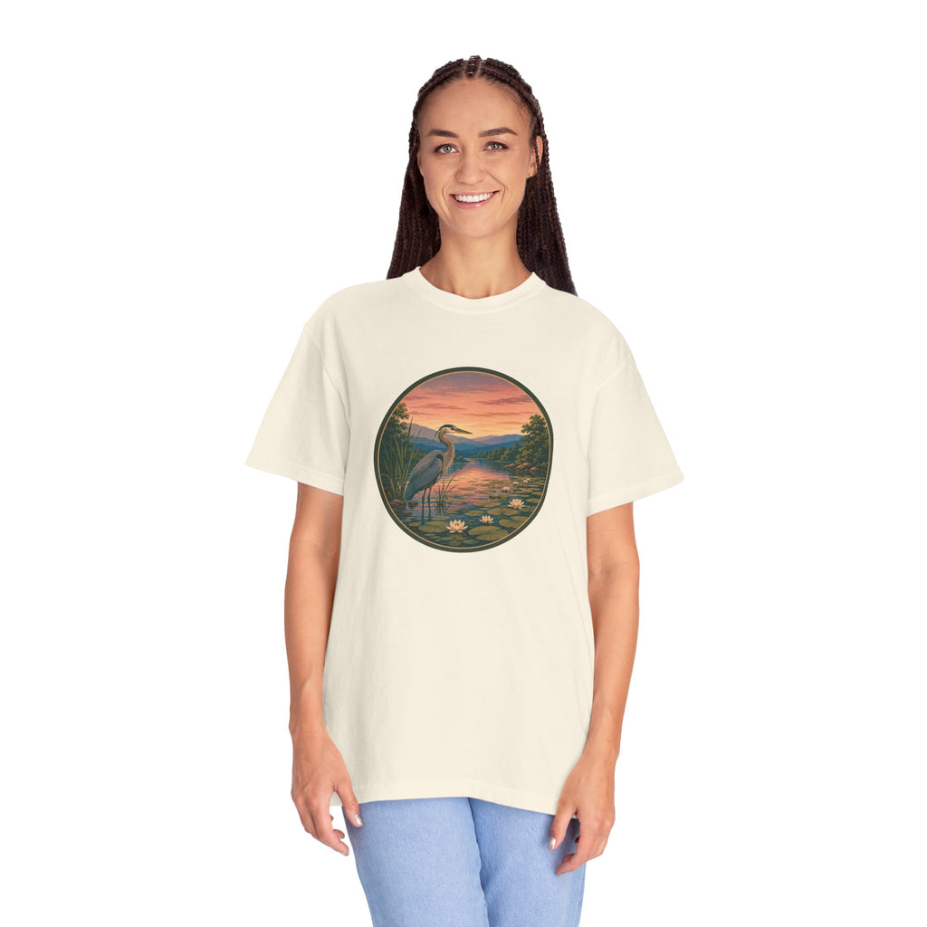 Heron Sunset T-Shirt