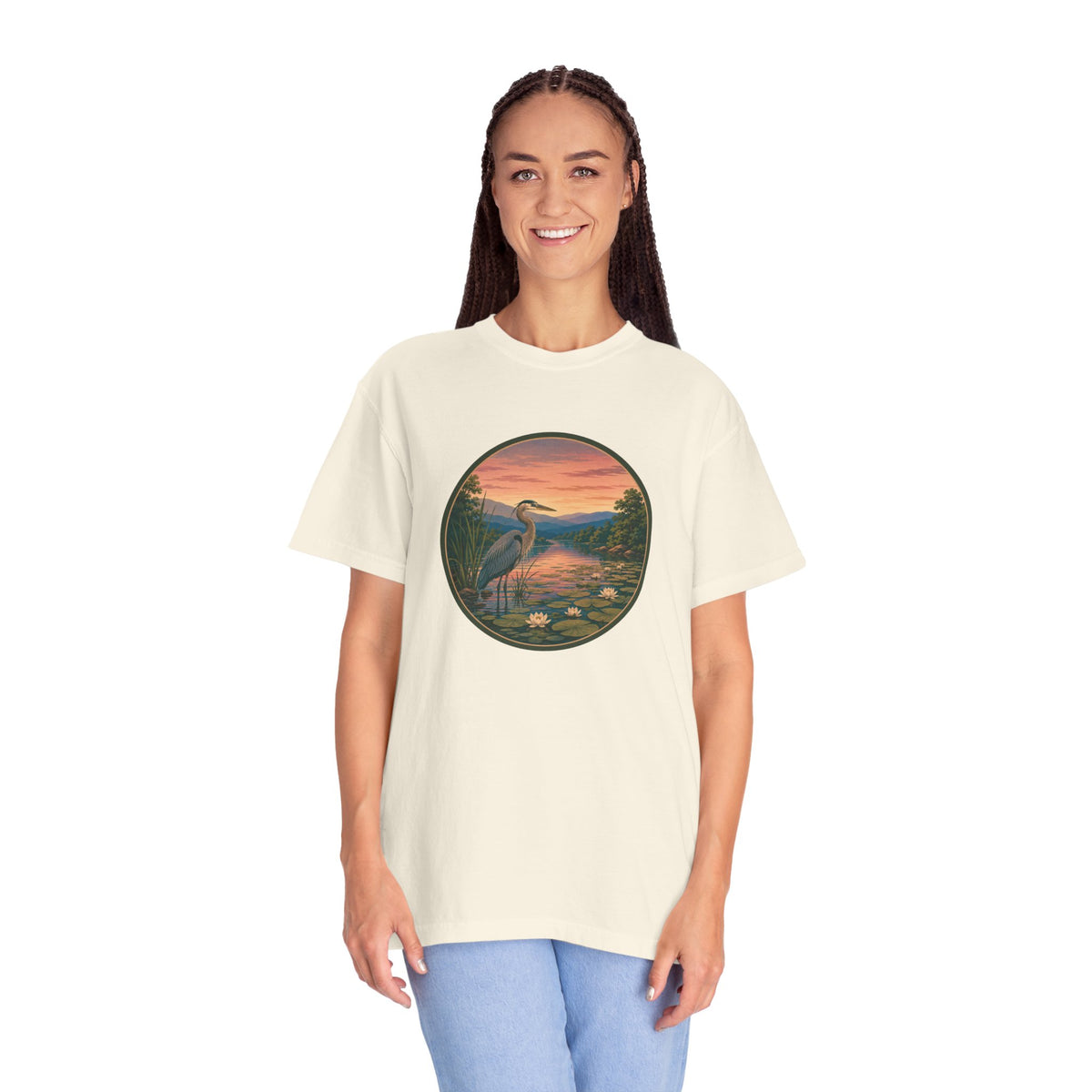 Heron Sunset T-Shirt
