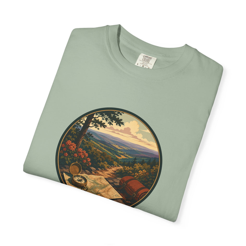 Backpacking Trail Tee - Scenic Mountain Vista T-Shirt