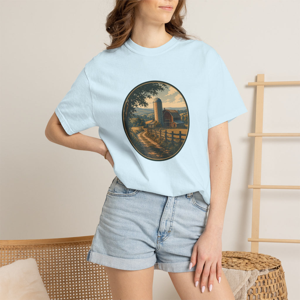 Barn and Farm Country T-Shirt - Vintage Farm Graphic