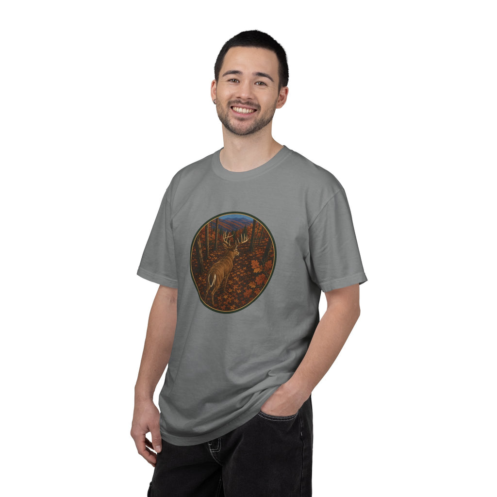 Trophy Whitetail Graphic T-Shirt — Buck in Rut Nature Tee