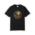 Camping Sunset T-Shirt — Vintage Tent & Campfire Graphic