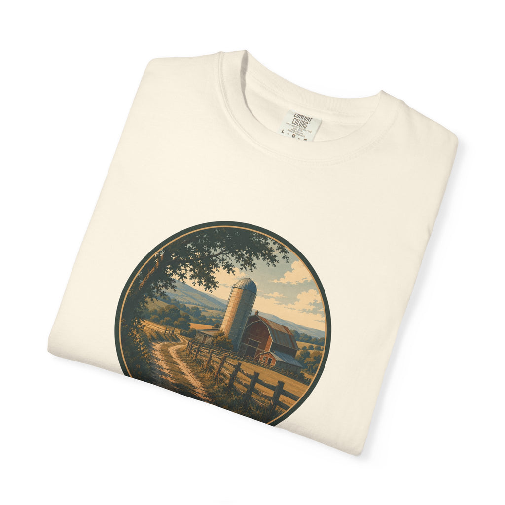 Barn and Farm Country T-Shirt - Vintage Farm Graphic